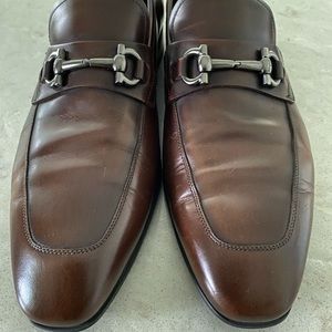 Salvatore Ferragamo Brown Loafer Size 9.5 EE (Wide)